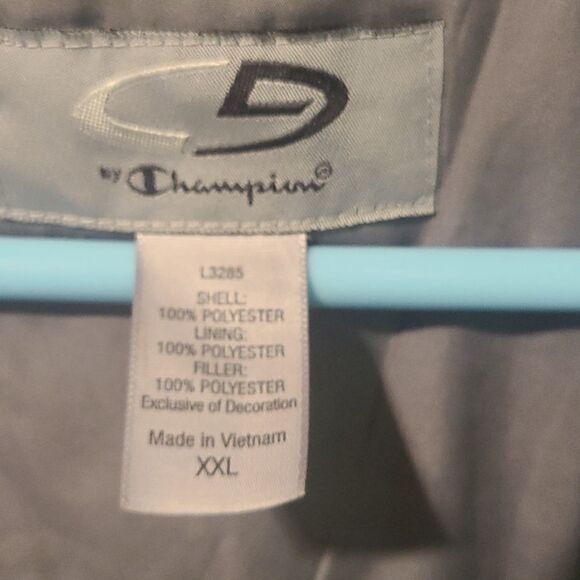 XXL Men's Black CHAMPION Hooded Jacket - Picture 3 of 7